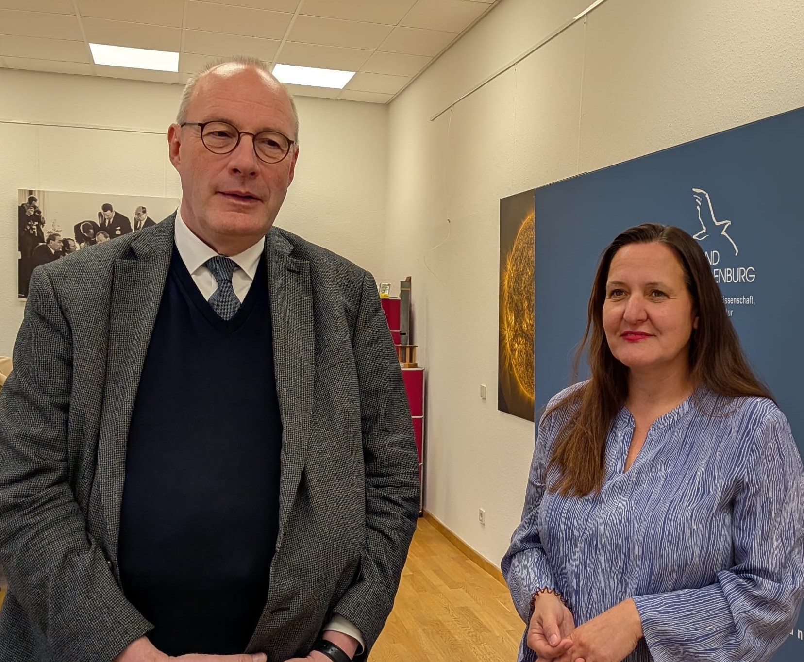 Beim heutigen Termin im Ministerium Berlin-Brandenburgische Akademie der Wissenschaften