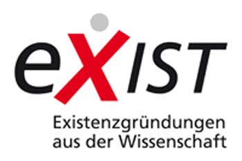 Abgebildet ist das EXIST Logo