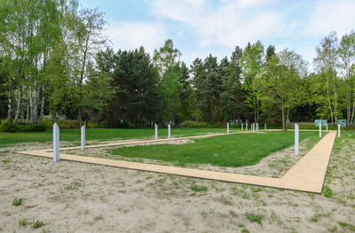 Künftiger Gedenkplatz für die Opfer im früheren KZ-Außenlagers in Jamlitz