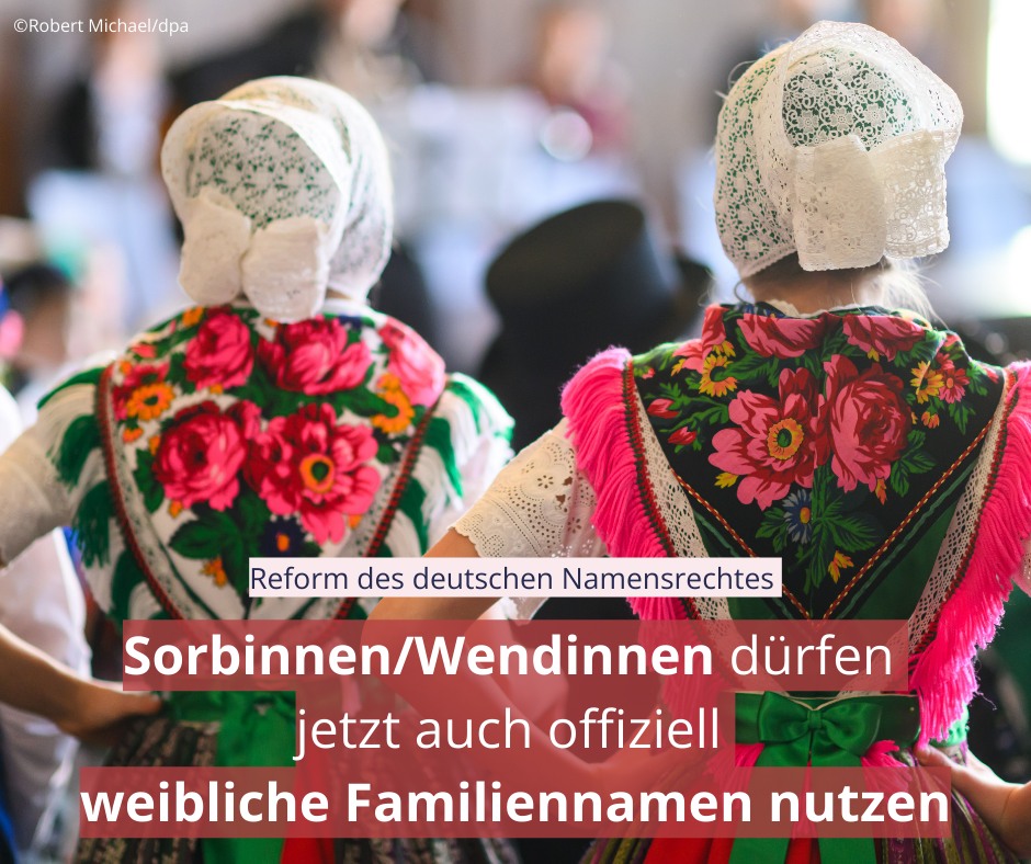 Reform des deutschen Namenrechtes ab 1. Mai 2025