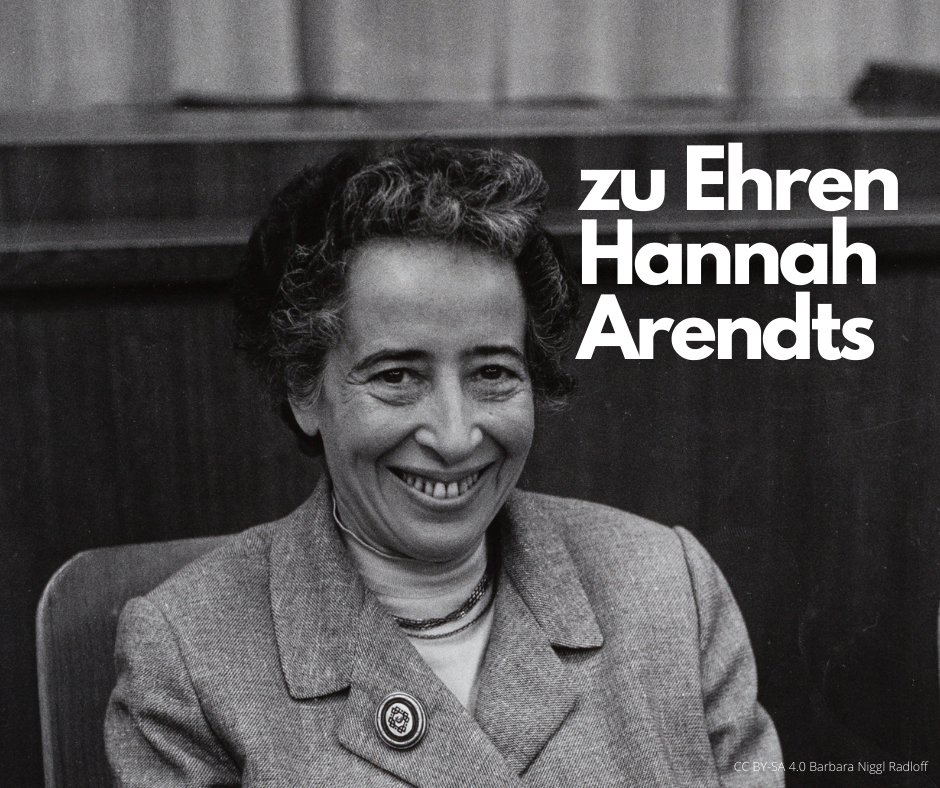 Porträtfoto von Hannah Arendt