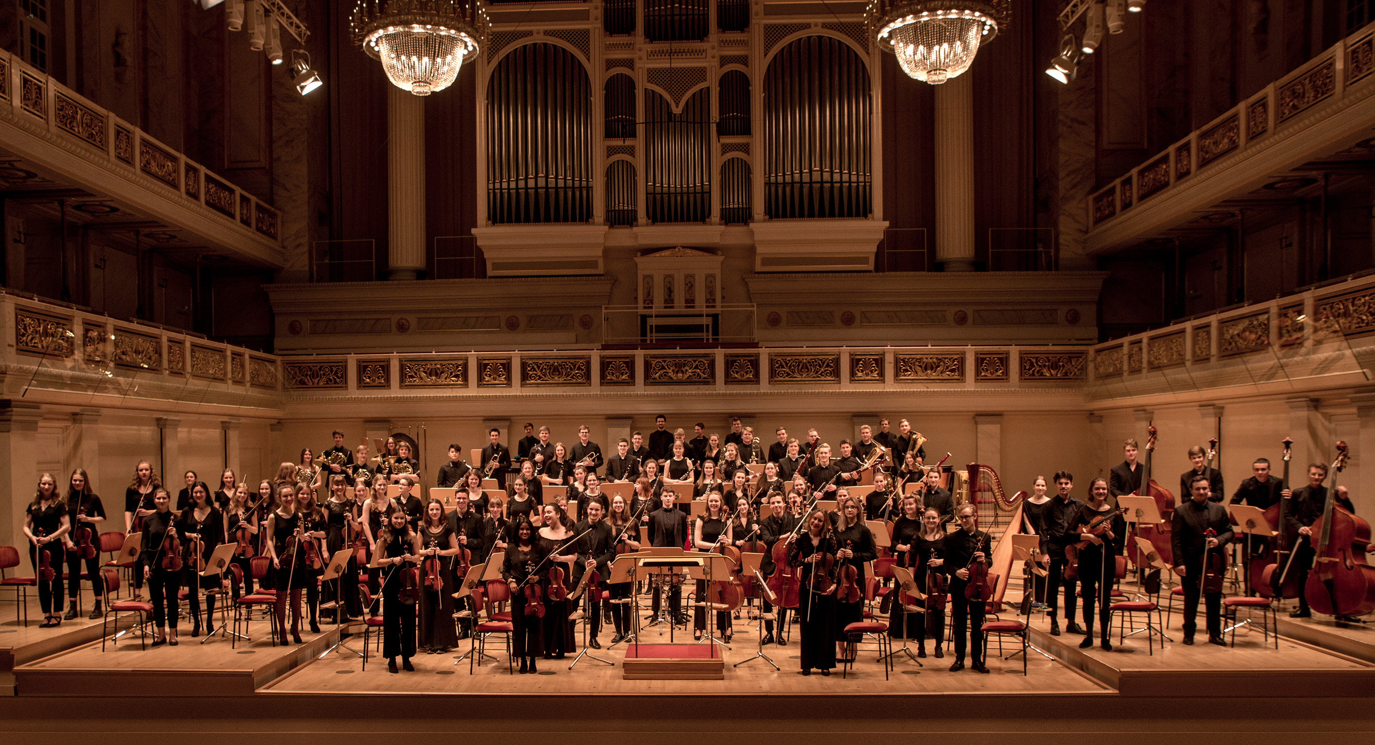 Das Ensemble der Jungen Philharmonie Brandenburg im Konzerthaus am Gendarmenmarkt