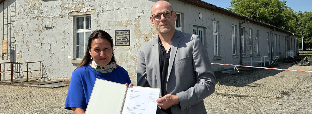 Bild: Reparatur von Sturmschäden in Sachsenhausen