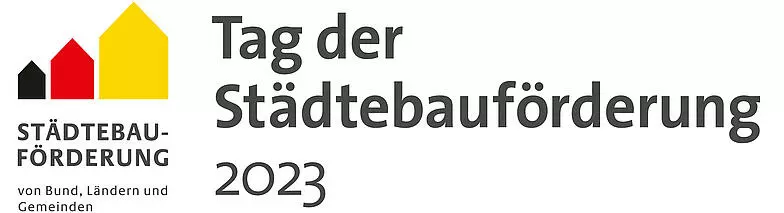 Gezeigt wird das Logo "Tag der Städtebauförderung"