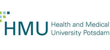 Zu sehen sind die Buchstaben H M U und diese stehen für die Abkürzung Health and Medical University Potsdam 